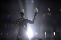Britische Band Gorillaz gastiert im Rahmen des Electronic Beats Festival auf ihrer "Humanz"-Tour im Palladium Köln (© Thomas Brill)
